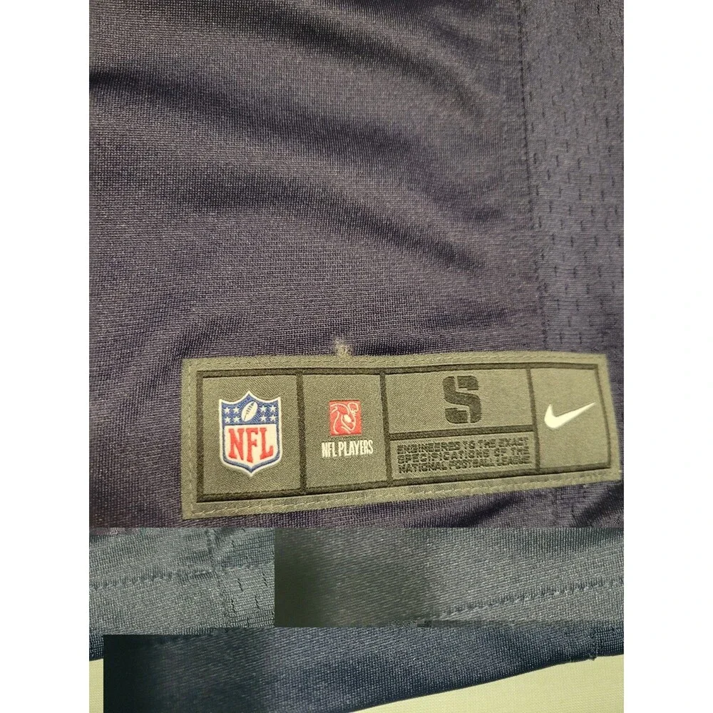 Chicago Bears Justin Fields #1 Nike NFL Football Jersey Navy Blue Men's Size S